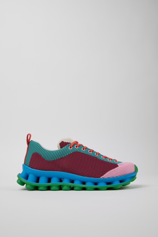 Side view of Camper x SUNNEI - PELOTISSIMA Multicolor Textile Sneakers for Men.