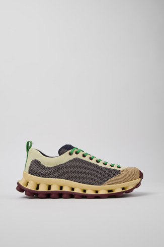 Side view of Camper x SUNNEI - PELOTISSIMA Multicolor Textile Sneakers for Men.