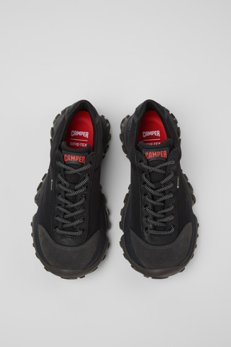 Overhead view of Karst Trek - GORE-TEX Multicolor Textile and Nubuck Sneakers for Men.