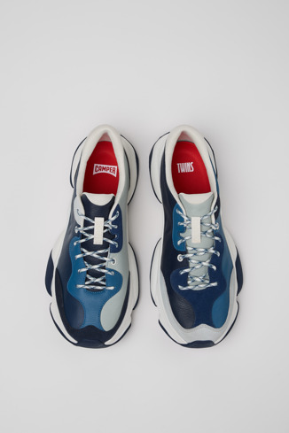 K101068-006 - Twins - Multicolor Leather and Nubuck Sneakers for Men.