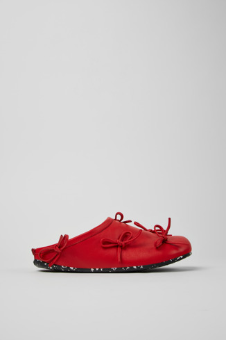 K101151-001 - Wabi x Casa Camper - Pantofola in pelle rossa da uomo