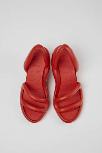 Overhead view of Kobarah Sandal made of recyclable mono-material