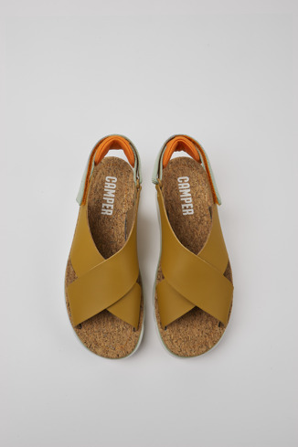 Alternative image of K200157-041 - Oruga - Женские сандалии коричневого и зеленого цвета