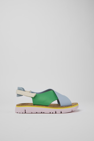 Alternative image of K200157-043 - Twins - Green and blue sandals for women