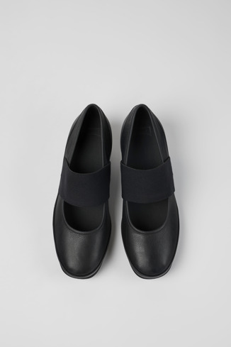Overhead view of Alright Black Formal Shoes for Women