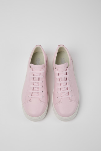 Alternative image of K200508-075 - Runner Up - Pink leather sneakers for women