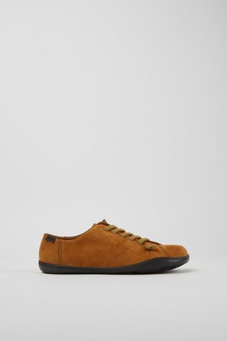 K200514-034 - Peu - Light brown nubuck shoes for women