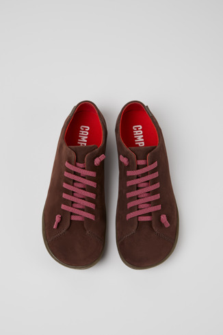 Alternative image of K200514-035 - Peu - Brown nubuck shoes for women
