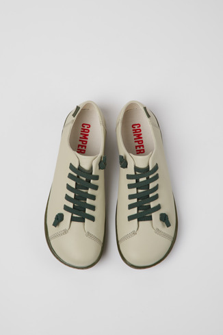 Alternative image of K200514-037 - Peu - Sapatos em couro cinzentos para mulher