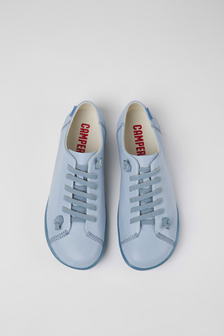 Alternative image of K200514-038 - Peu - Chaussures en cuir bleu pour femme