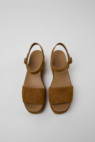 Alternative image of K200564-031 - Misia - Brown nubuck sandals for women