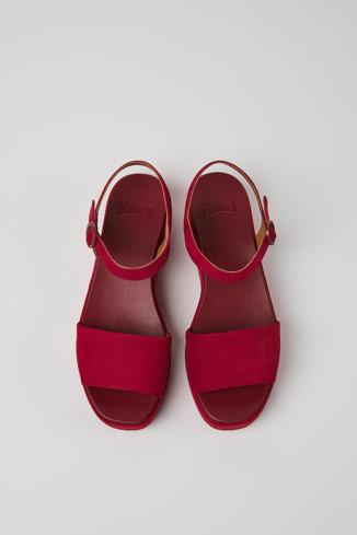 Alternative image of K200564-037 - Misia - Burgundy nubuck sandals for women