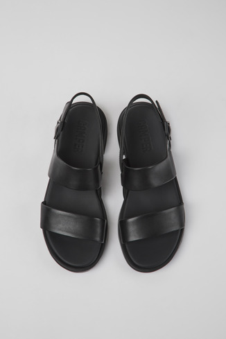 Alternative image of K200573-012 - Edy - Sandales en cuir noir pour femme