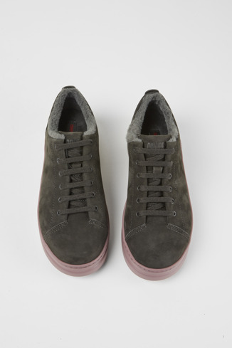 Alternative image of K200645-041 - Runner Up - Dark grey nubuck sneakers