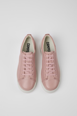 Alternative image of K200645-060 - Runner Up - Pink leather sneakers for women