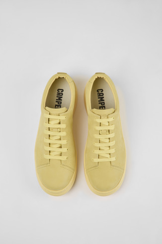 Alternative image of K200645-070 - Runner Up - Yellow nubuck sneakers for women