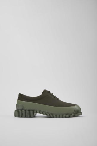 Side view of Pix Green shoes for women