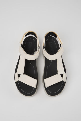Alternative image of K200851-007 - Oruga Up - White sandal for women.