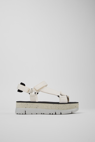 K200851-007 - Oruga Up - White sandal for women