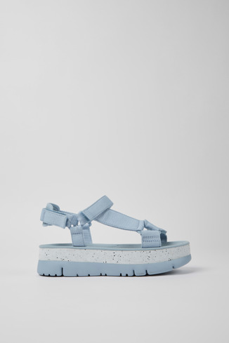 K200851-019 - Oruga Up - Blue textile sandals for women