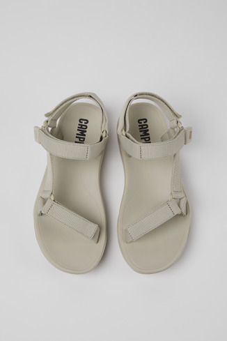 Alternative image of K200958-017 - Match - Gray textile sandals for women