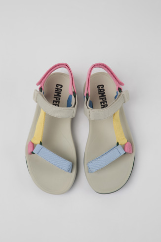 Alternative image of K200958-021 - Match - Multicolored textile sandals for women