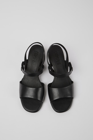 Alternative image of K201023-001 - Katie - Women’s black strappy sandal.