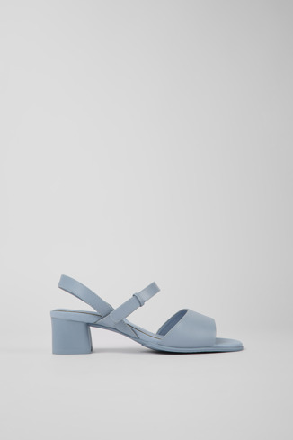 K201023-010 - Katie - Blue leather sandals for women