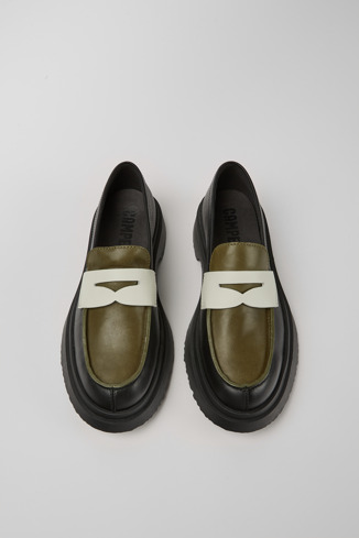 Alternative image of K201116-011 - Walden - Black and white loafers for women