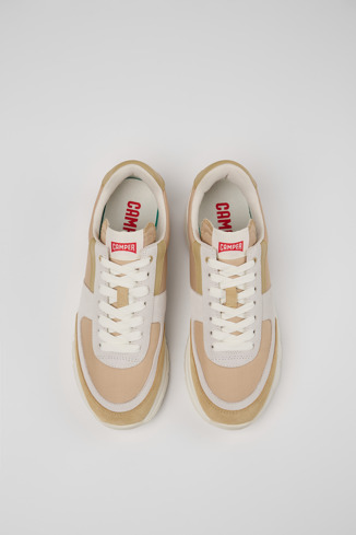 Alternative image of K201161-027 - Drift - Sneaker de color beix, blanc i marró per a dona