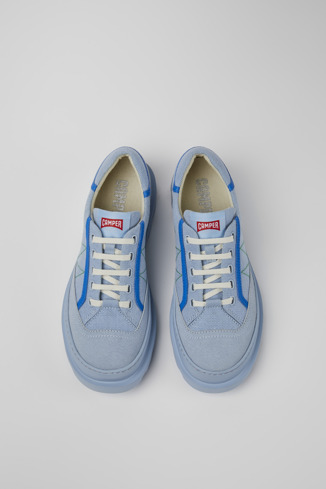 Overhead view of Brutus Blue sneakers for women