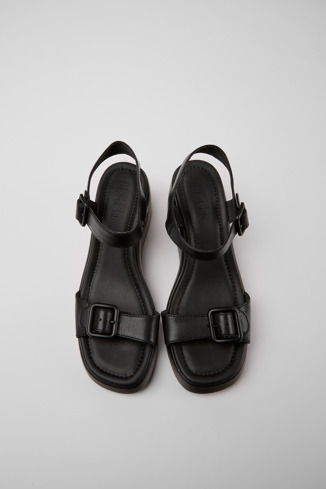 Alternative image of K201214-001 - Kaah - Black sandal for women.