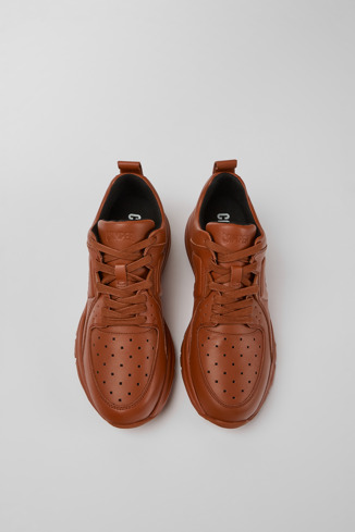 Alternative image of K201236-016 - Drift - Sneaker de pell de color vermell per a dona