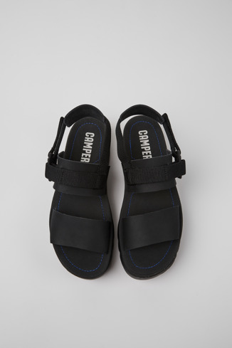 Alternative image of K201239-005 - Oruga Up - Black leather sandals for women