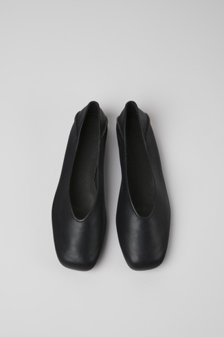 Alternative image of K201253-015 - Casi Myra - 黑色皮革女款芭蕾鞋