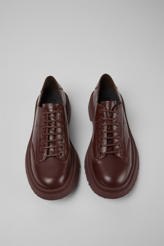 Alternative image of K201260-003 - Walden - Burgundy leather lace-up shoes