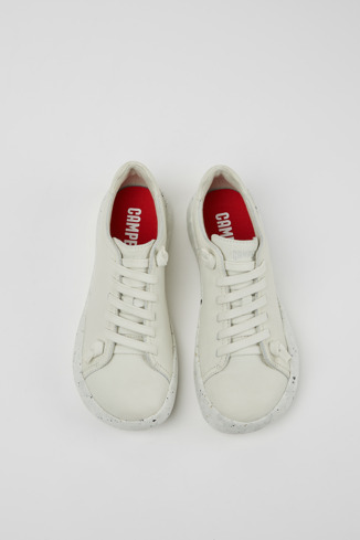 Alternative image of K201265-013 - Peu Stadium - White non-dyed leather sneakers for women