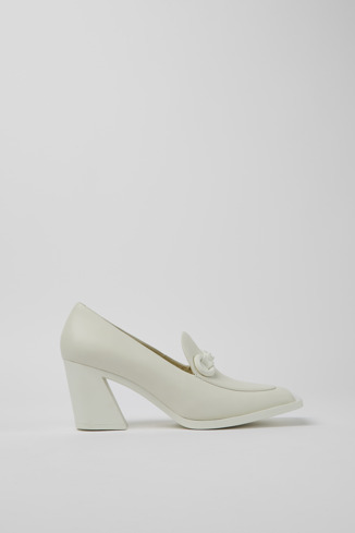 Alternative image of K201272-004 - Twins - White leather shoes for women