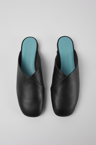 Alternative image of K201305-001 - Casi Myra - Black slip on leather shoes