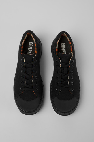 Alternative image of K201306-001 - Teix - Black rubber and BCI cotton shoes