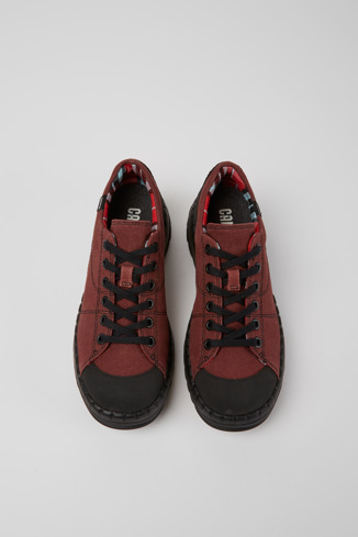 Alternative image of K201306-003 - Teix - Burgundy rubber and BCI cotton shoes
