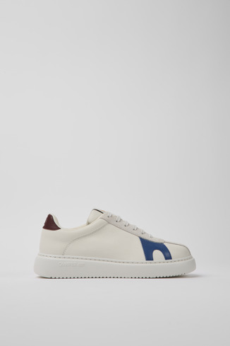 Alternative image of K201311-012 - Twins - White leather and suede women's sneakers