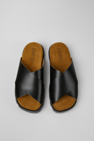 Alternative image of K201321-001 - Brutus Sandal - Black leather sandals for women