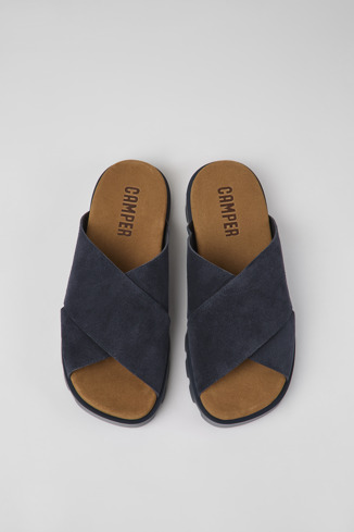 Alternative image of K201321-011 - Brutus Sandal - Navy blue nubuck sandals for women