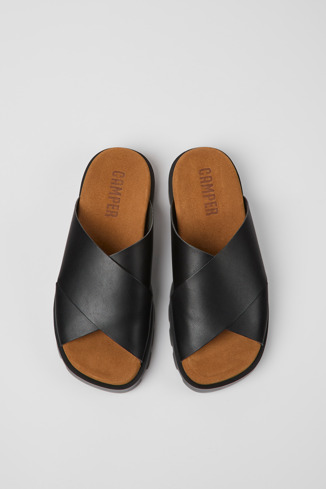 Alternative image of K201321-014 - Brutus Sandal - Black leather sandals for women