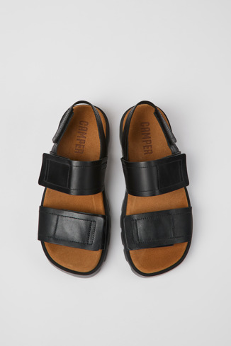 Alternative image of K201323-008 - Brutus Sandal - Black leather sandals for women