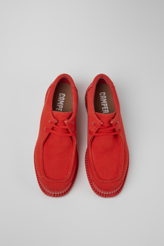 Alternative image of K201329-005 - Pix - Sapatos em algodão reciclado vermelhos para mulher