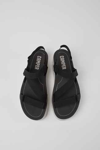 Alternative image of K201330-001 - Oruga Up - Black recycled PET sandals for women