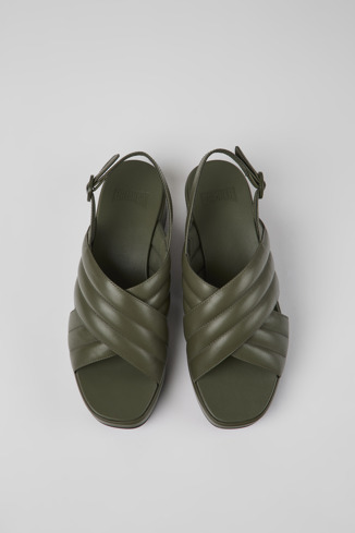 Alternative image of K201351-005 - Misia - Sandales en cuir vert pour femme