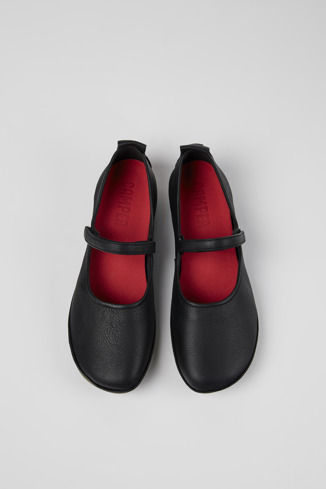 Right Sapatos Mary Jane em couro pretos para mulher